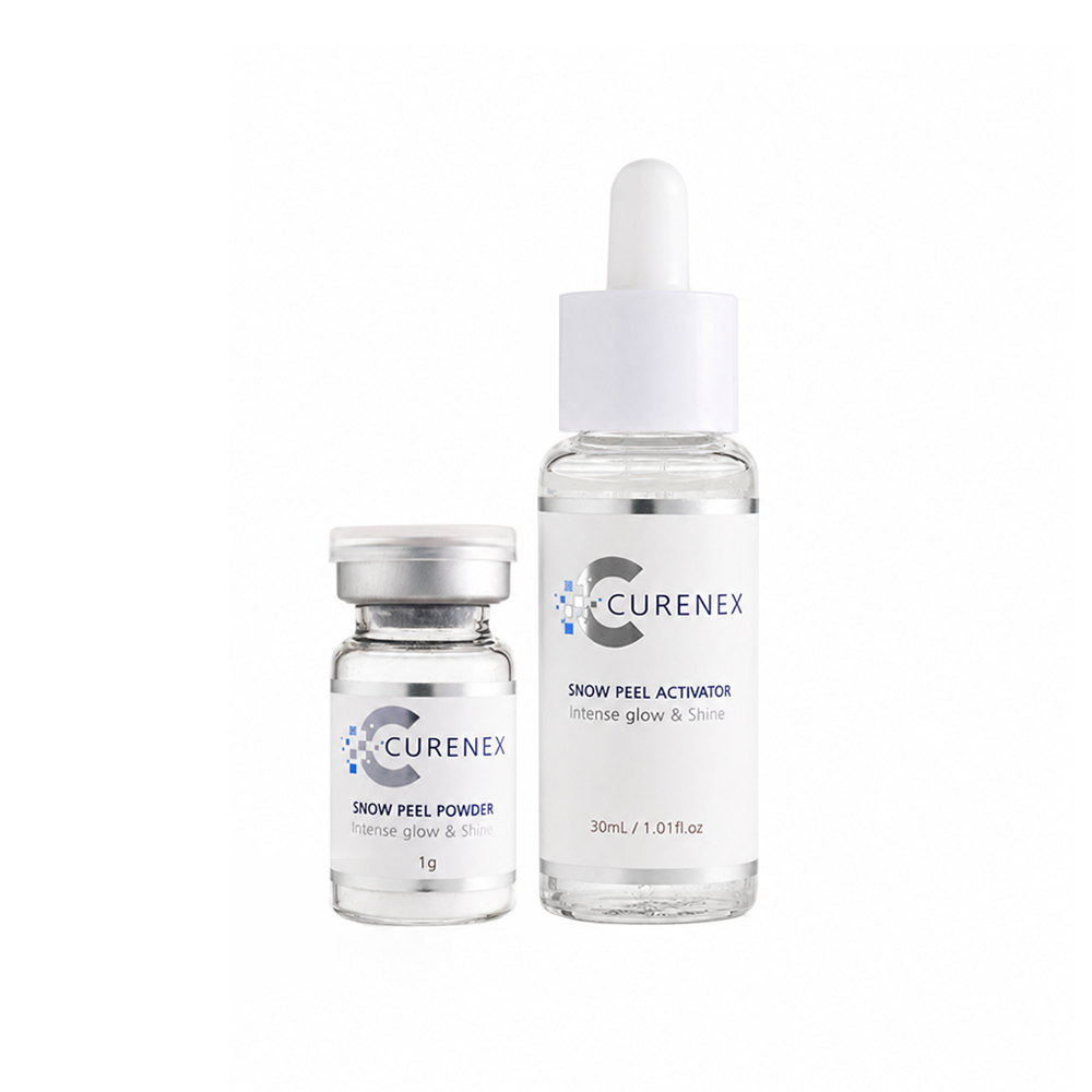 snowpeel activator bottle and c-tox powder